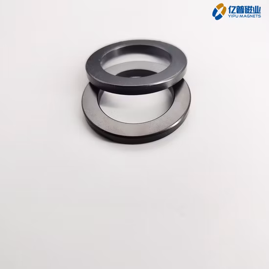 Customized Compression Molding Neodymium Bonded Ring NdFeB Magnets